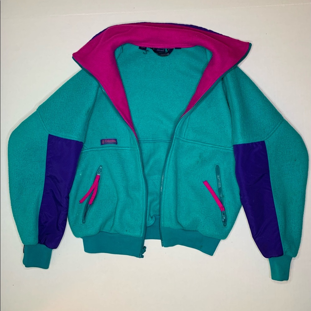 vintage columbia windbreaker